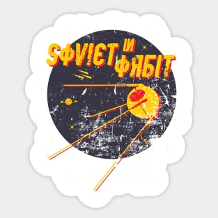 Soviet in Orbit Sticker